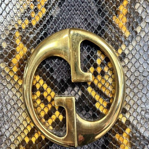 Gucci Python 1973 Medium Top Handle Satchel - Authentic - Picture 11 of 15